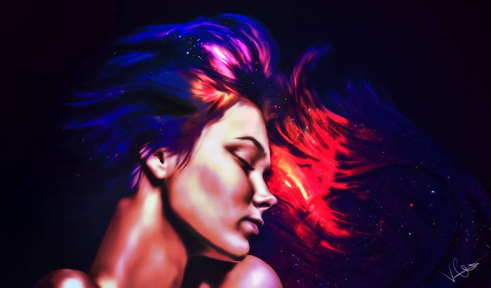 Artist Makes Beautiful Digital Portraits