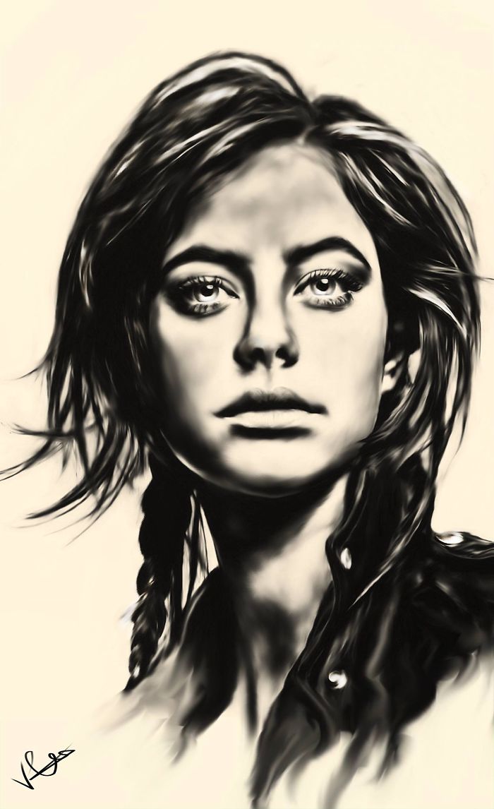 Artist Makes Beautiful Digital Portraits