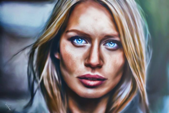 Artist Makes Beautiful Digital Portraits