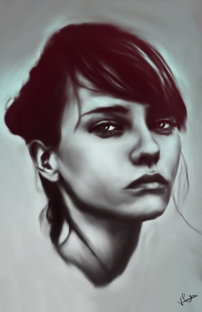 Artist Makes Beautiful Digital Portraits
