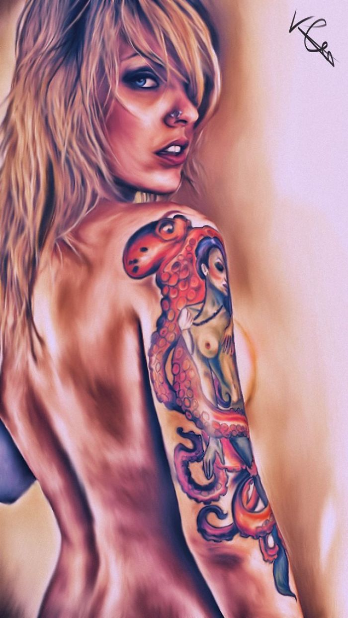 Artist Makes Beautiful Digital Portraits