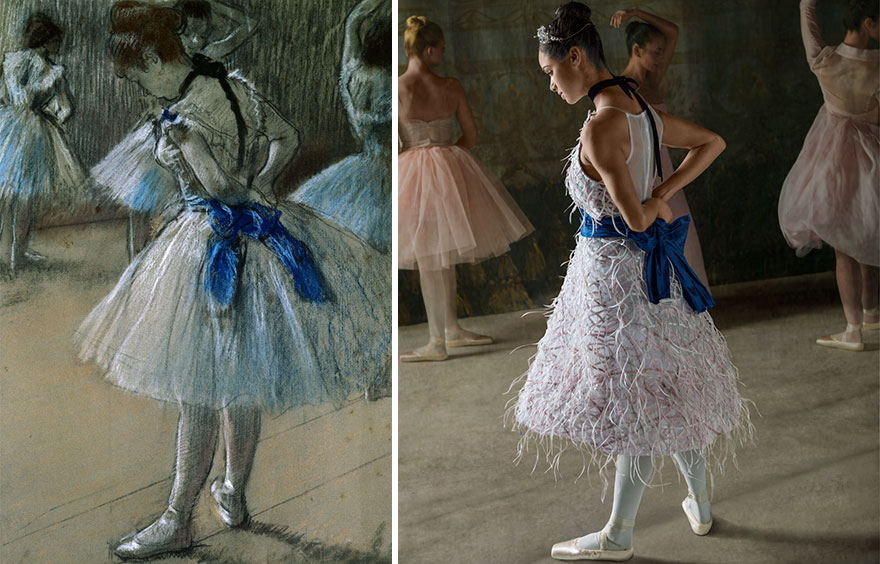 Ballerina Recreates The Of Edgar Degas |