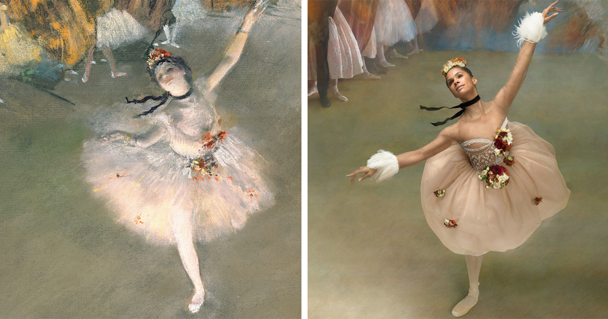 Berri typhoon Persona Ballerina Recreates The Paintings Of Edgar Degas | Bored Panda