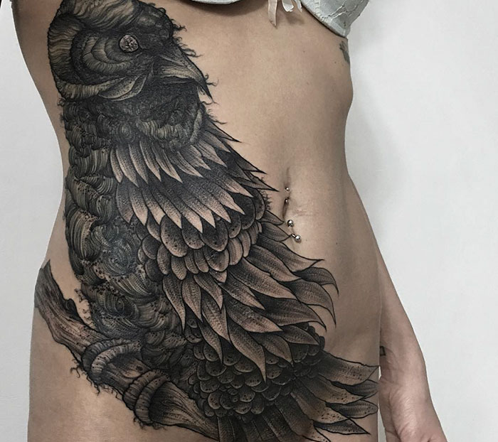 Dark And Eerie Creature Tattoos By Russian Artist
