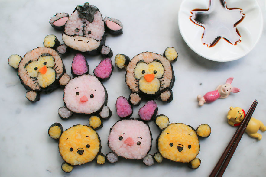 Pooh Bear & Friends Deco Sushi