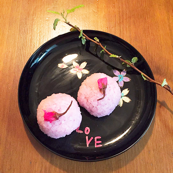 Cherry Blossom Rice Cakes