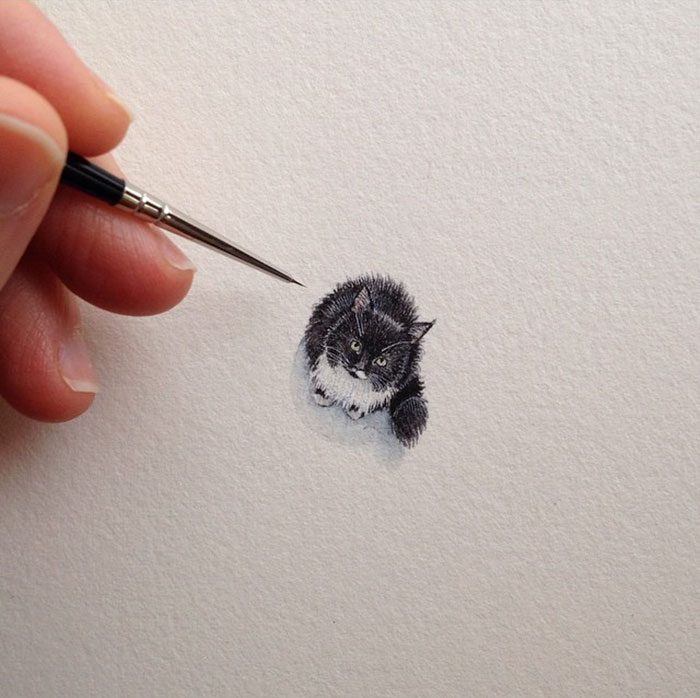 After Becoming A Mom, I Couldn’t Find Time To Paint, So I Started Doing One Tiny Drawing A Day