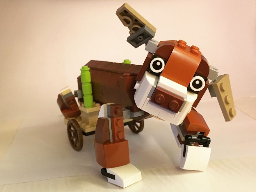 We Made A Lego Playset Based On Our Wheelchair Dog Oscar