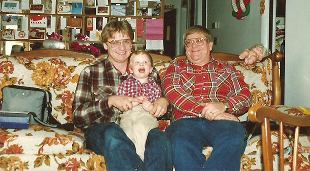Three Generations Of Giant Nerds Ca 1988