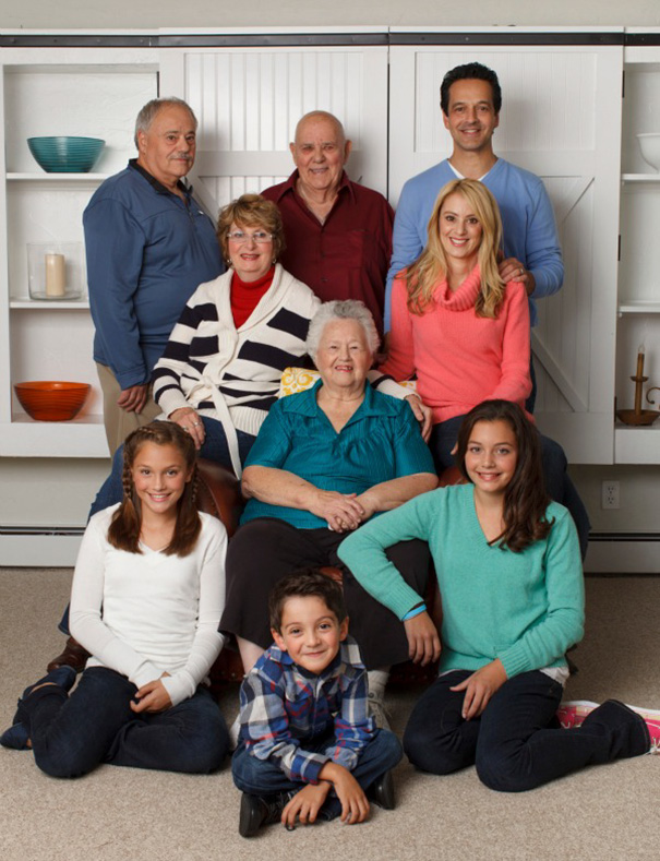We Are Proud Of Our Family. 4 Generations Under One Roof