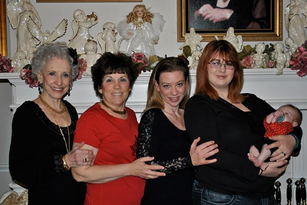 Five Generations Of First Born Women
