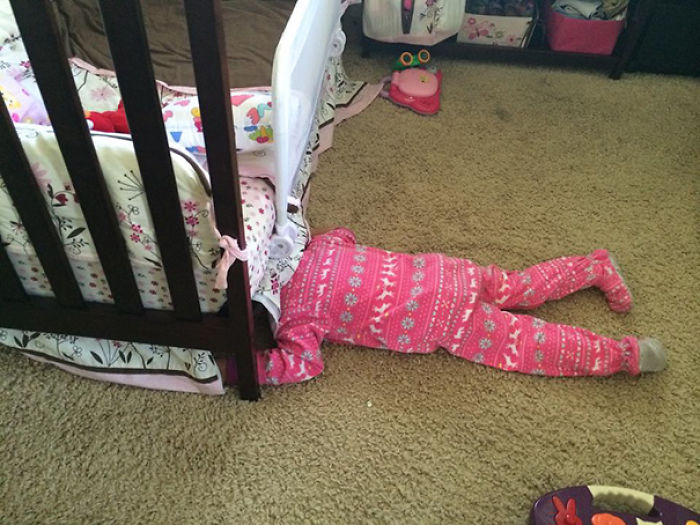 My Now 3 Year Old Has Gotten A Lot Better Than In This Pic But She Loves To Laugh While Hiding
