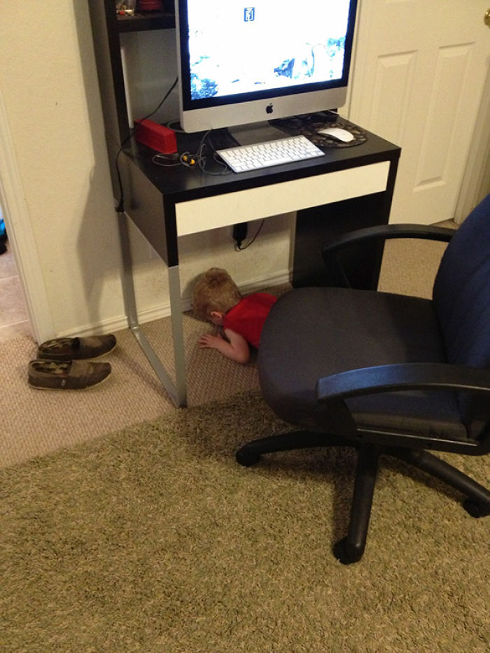My Kid [is bad] At Hide & Seek