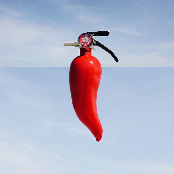 Fire Extinguisher + Jalapeno Pepper