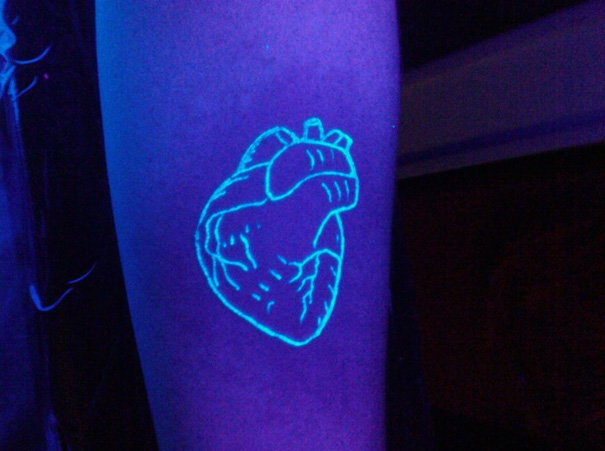 My Friend's Black Light Tattoo