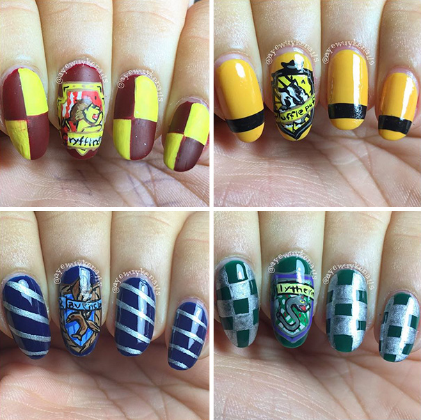 Harry Potter Nails Art