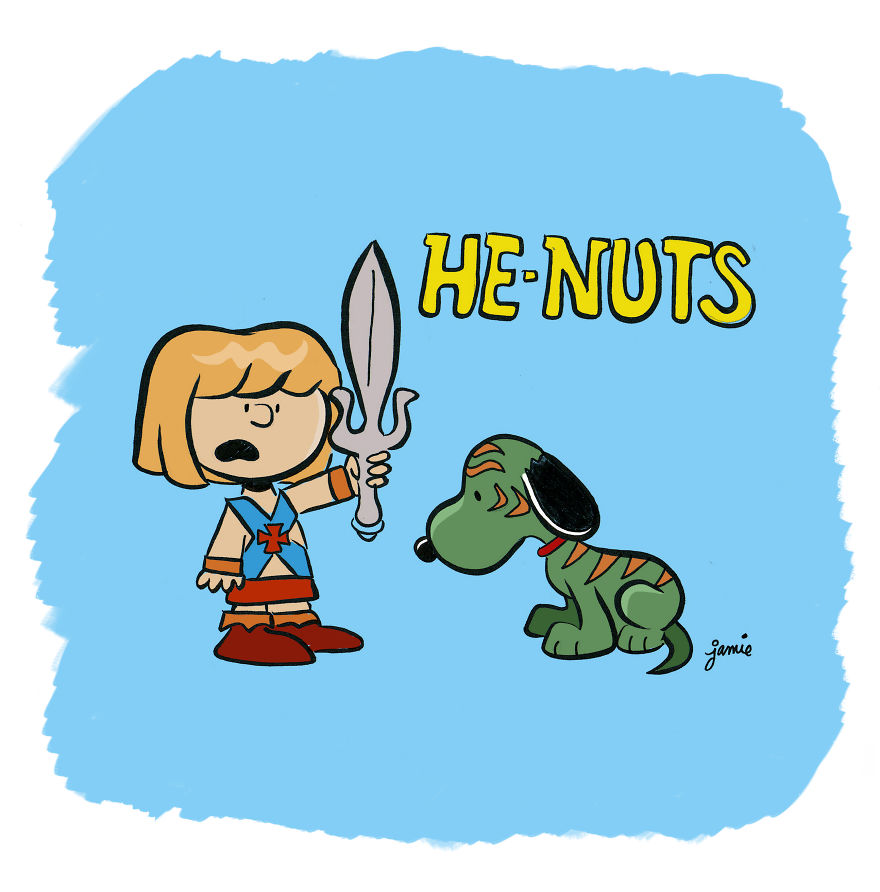 He-man Meets Charlie Brown