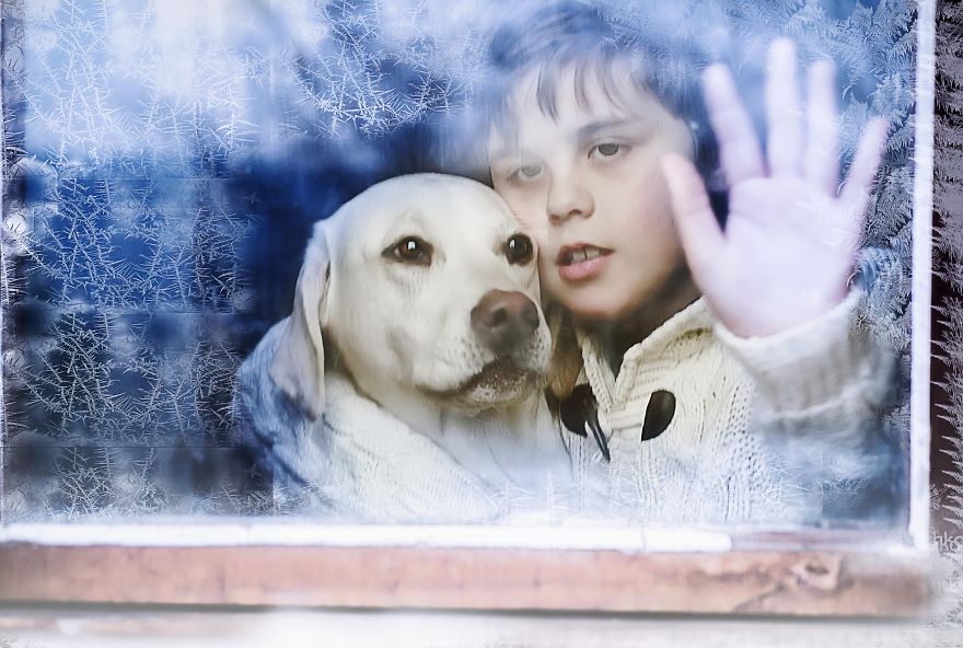 Heartwarming Photos Of My Son And Our Rescued Dogs