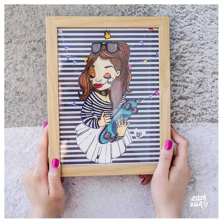 Polish Artist Brings Her Drawings To Life By Cutting Them