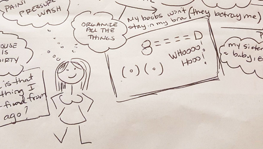 Husband Asks Wife To Draw What's On Her Mind, Gets More Than He Expected
