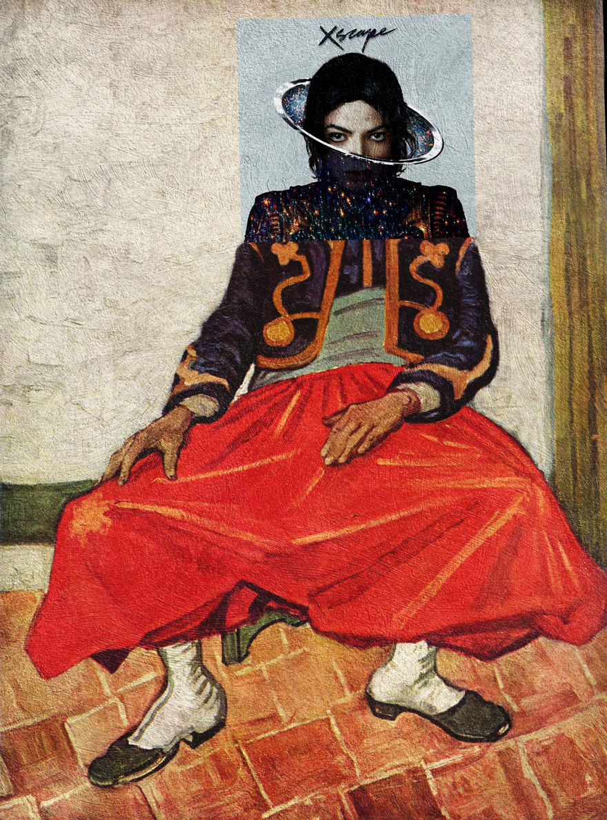 I Combine Album Covers With Classical Paintings | Bored Panda