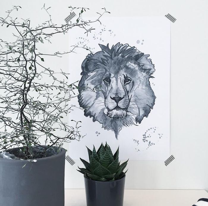 I Create Watercolour Paintings Of Animals