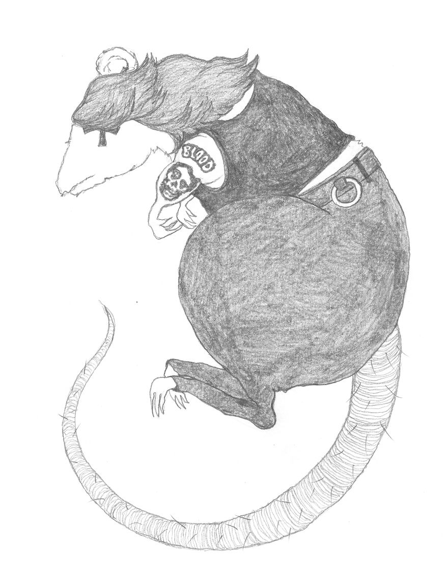I Draw Pop Culture Icons As Dead Rats, Because Why Not?