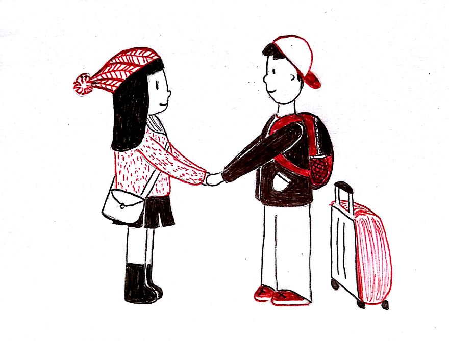 I Draw What It’s Like To Be In A Long Distance Relationship