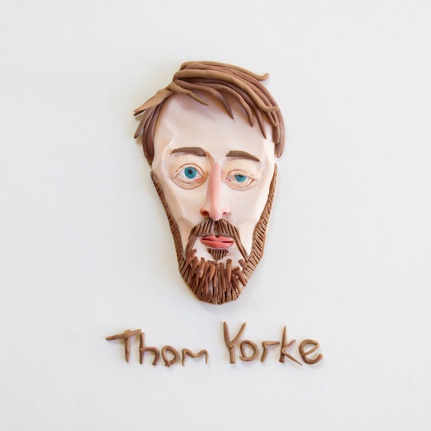 I Illustrate Celebrities Using Polymer Clay