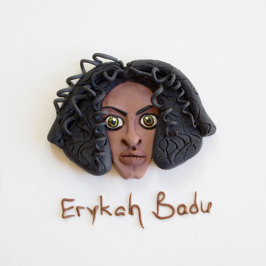 I Illustrate Celebrities Using Polymer Clay
