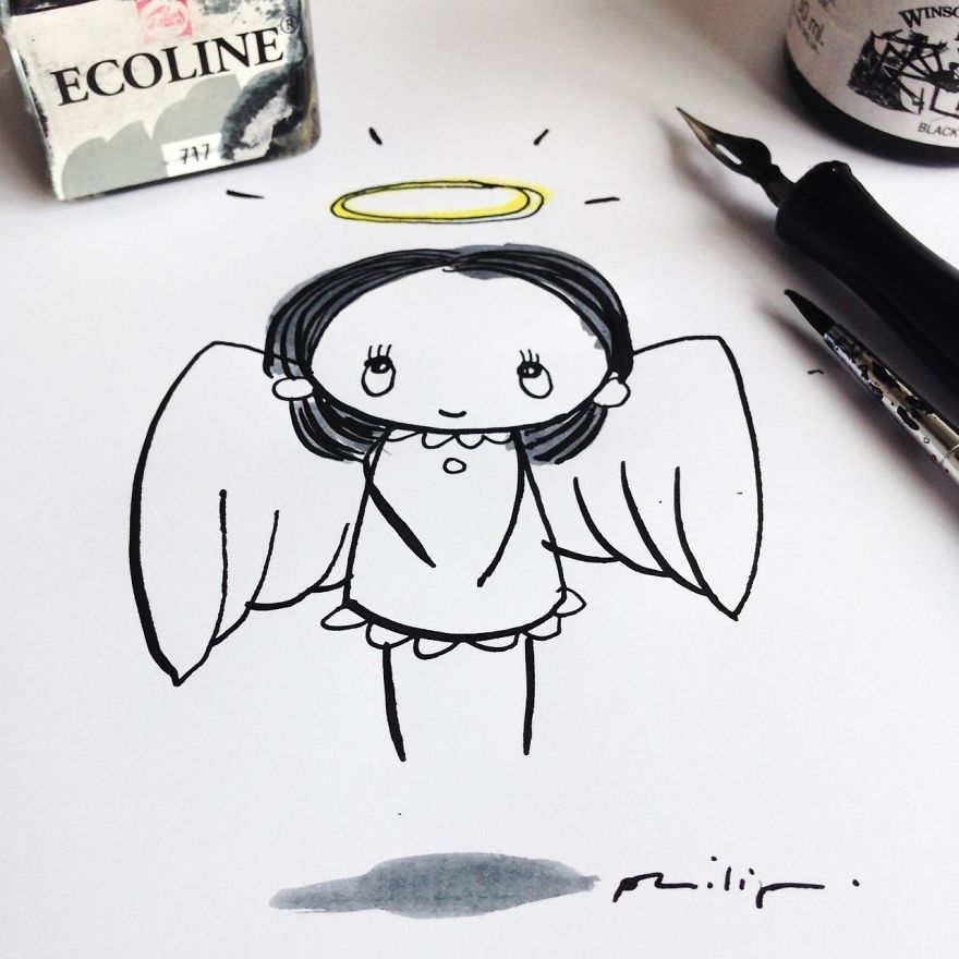 I Like To Think In Ink.