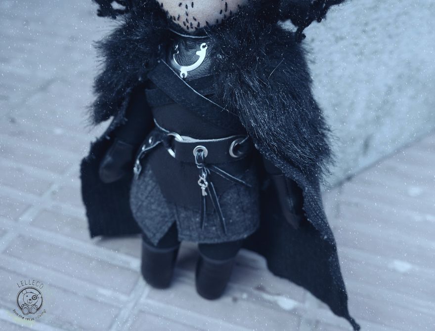 I Made A Doll Inspired By Jon Snow From The Game Of Thrones