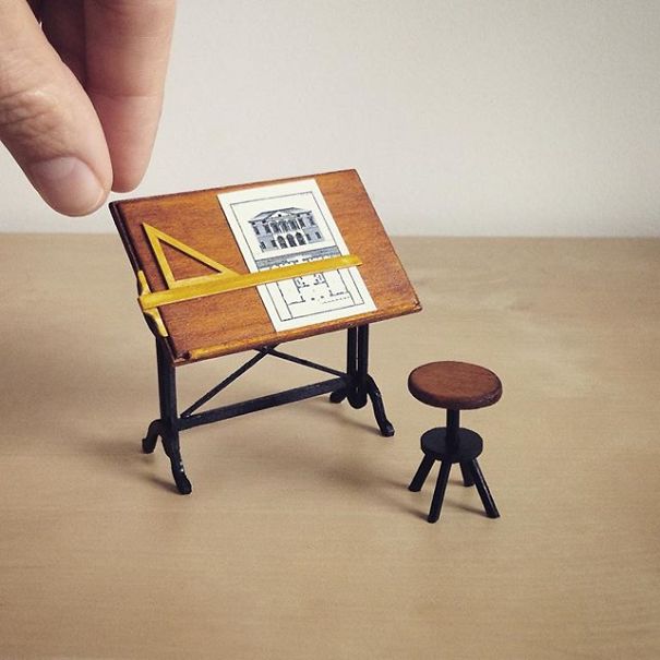 Job As A Lawyer To Make Tiny Furniture, How To Make A Miniature Furniture