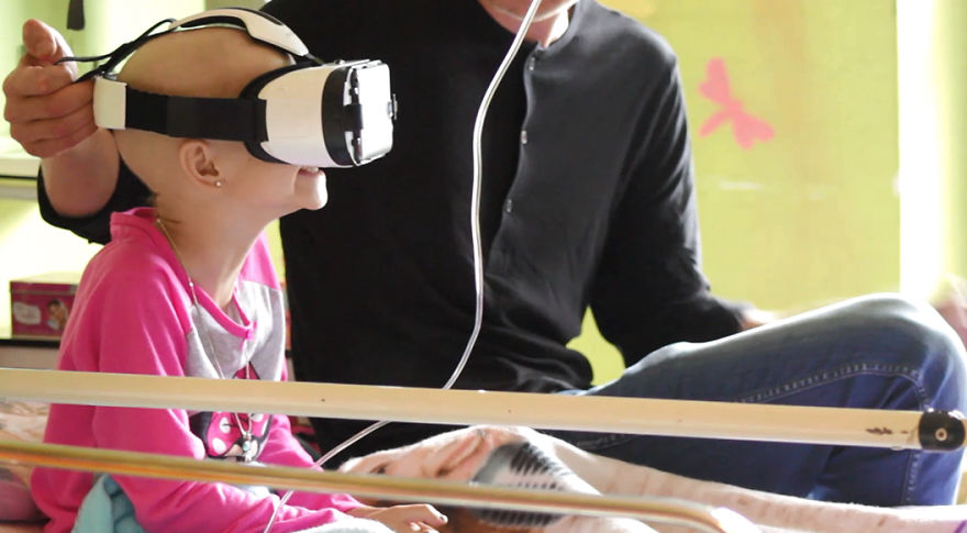 I Try To Make Kids With Cancer Smile Using Virtual Reality Technology