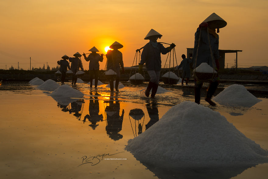 I Visited The Hard Working People Of Hon Khoi Salt Fields In Vietnam I Visited The Hard Working People Of Hon Khoi Salt Fields In Vietnam