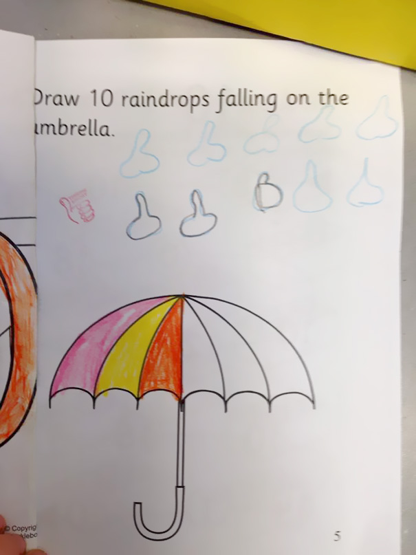 This Kindy Child Followed The Instructions Too Well