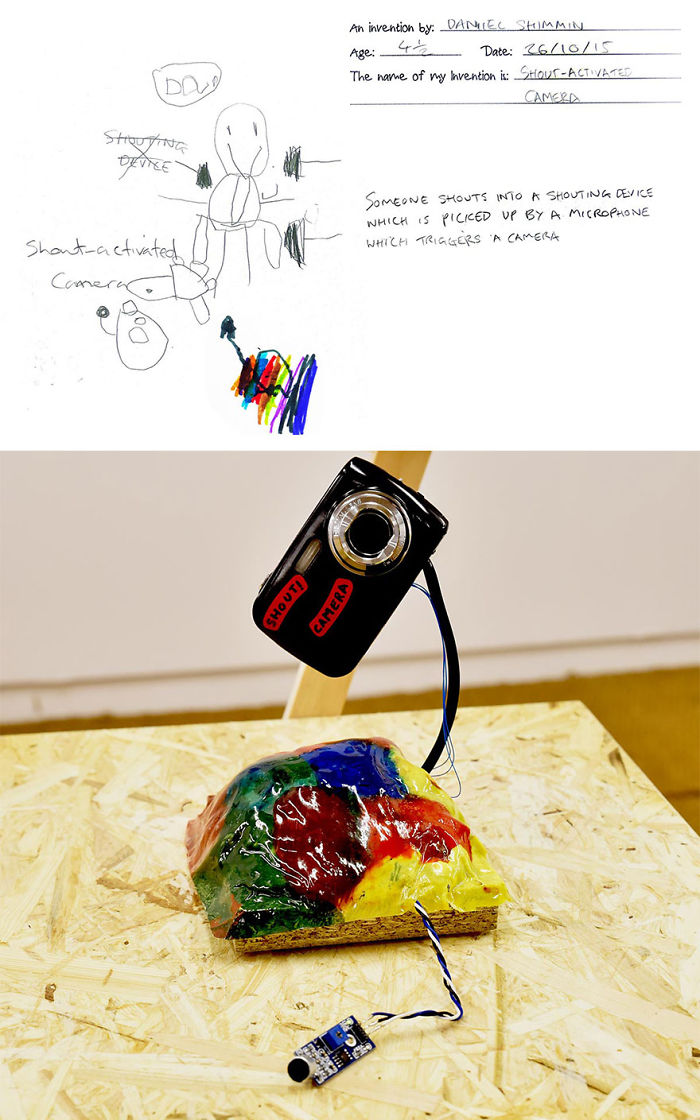Shout-Activated Camera