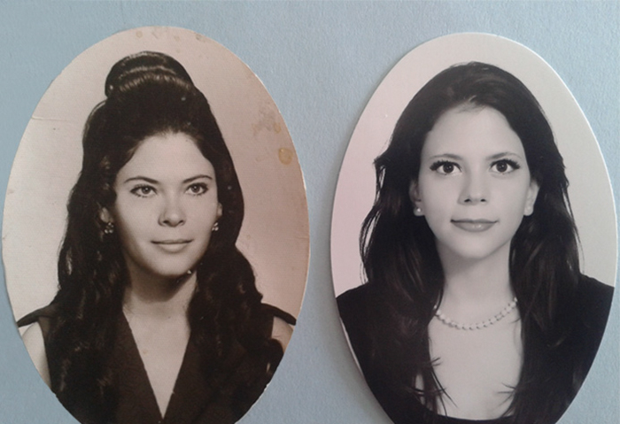 My Mom And I. Same Age, Different Century
