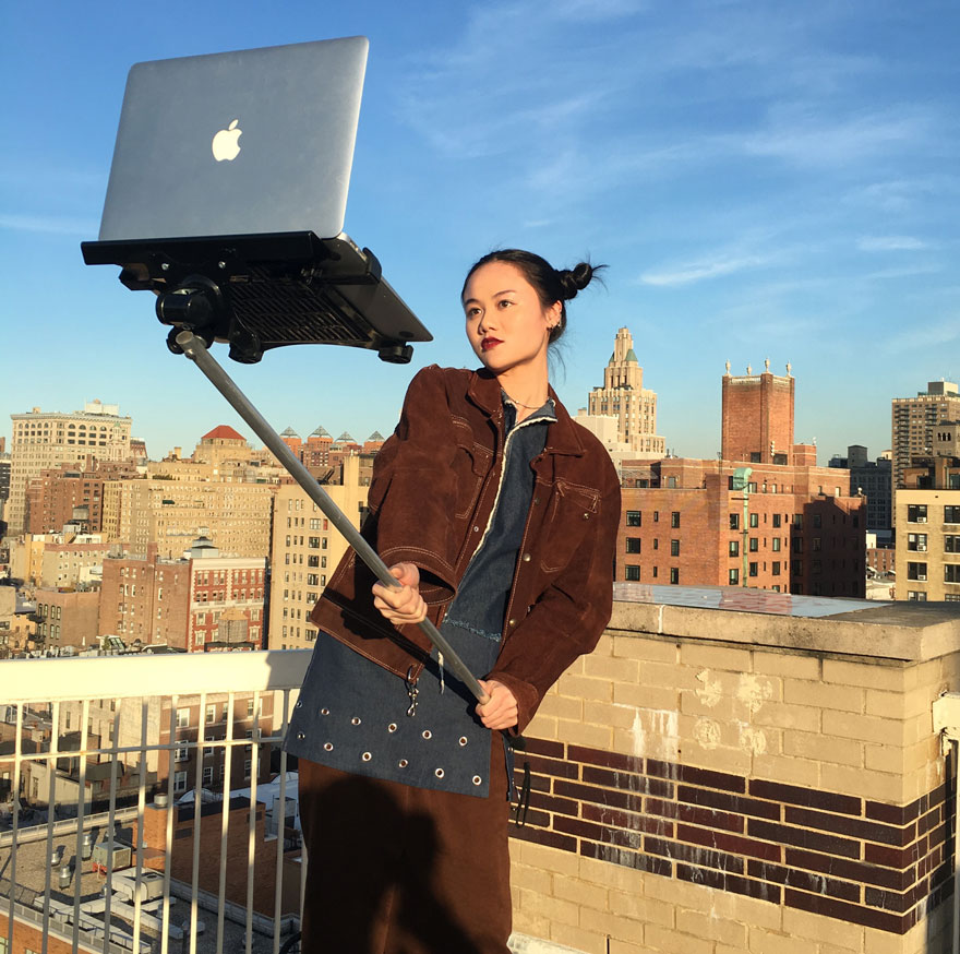 MacBook Selfie Sticks Are Even Funnier Than People Taking Photos With iPads