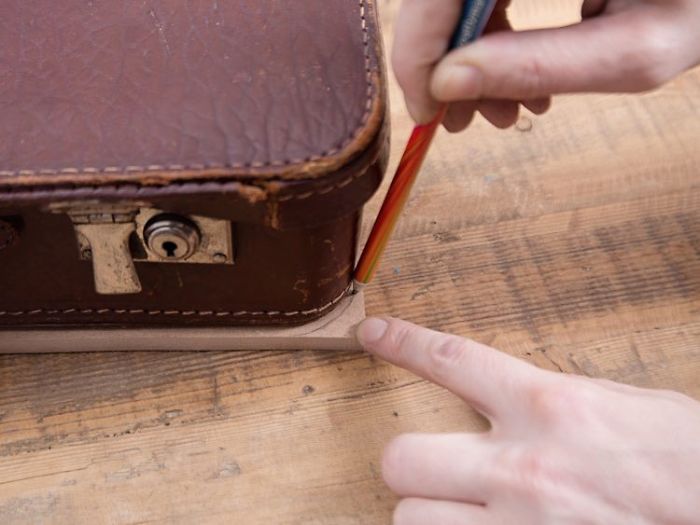 Make A Bedside Table From A Suitcase