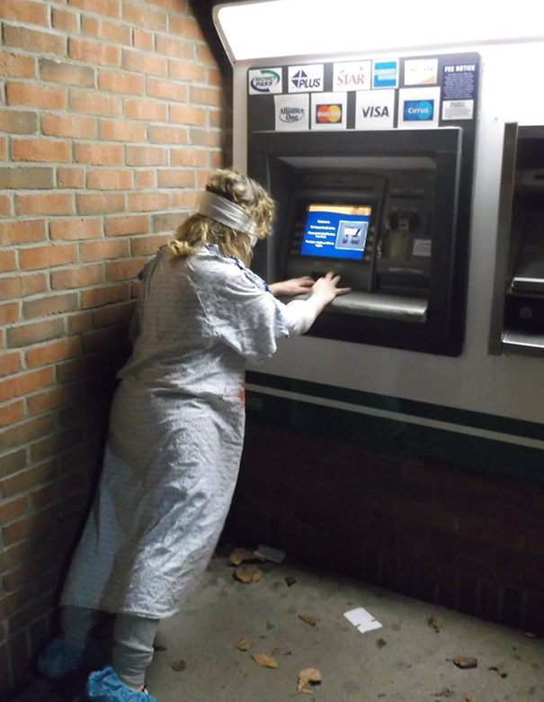 Zombie Withdrawing Cash From Atm In Ohio