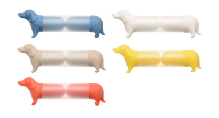 Dog-Shaped Earplugs That Look Like A Really Long Wiener Pup