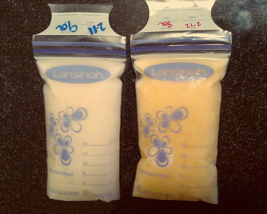 Mom Posts Her Breast Milk's Side-By-Side Pic And It Goes Viral For The Most Beautiful Reason