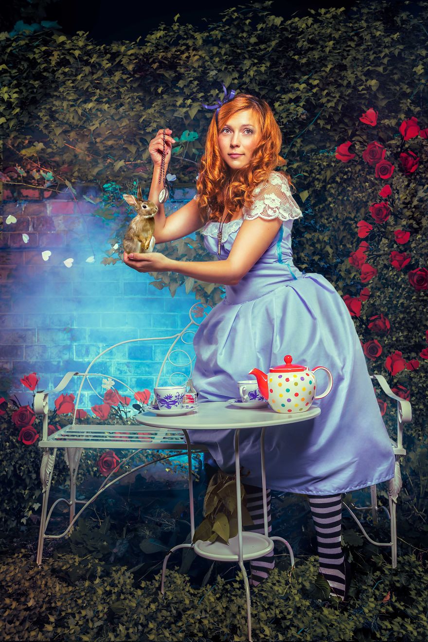 My Interpretation Of Alice And The Mad Hatter In Wonderland