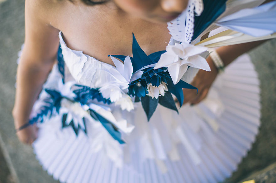 Origami Meets Couture In My Paper Dress