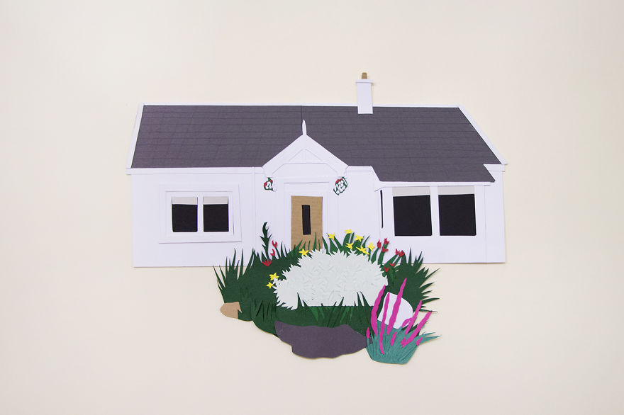 Paper Illustrator Turns Home And Memories Into Paper Art
