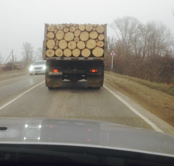 Perfectly Stacked Logs