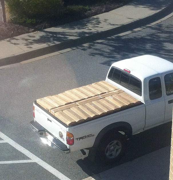The Way These Boxes Fit Into This Truck