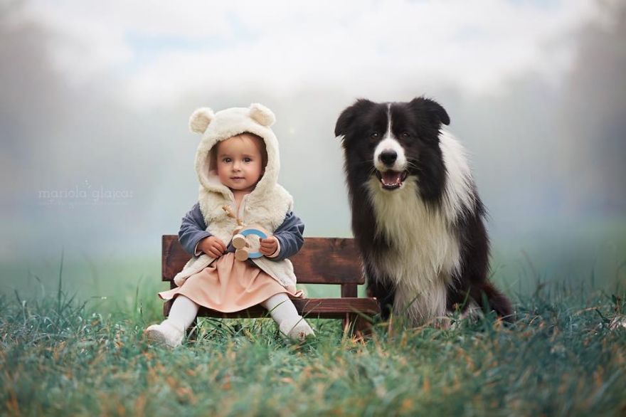Stunning Photos Of Dog With Kids :)