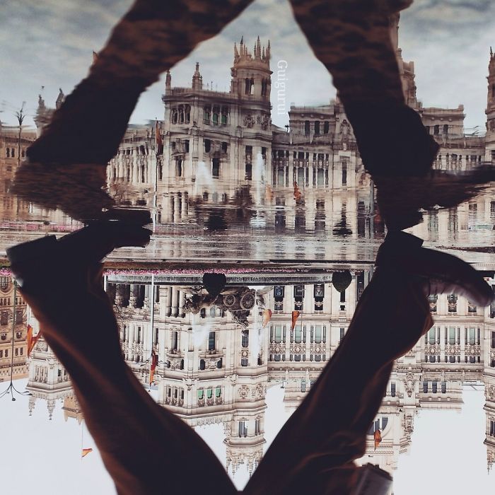 The Parallel Worlds Of Puddles In Spain